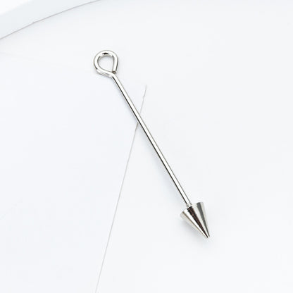 DIY beading poles can hang necklaces, pendants, earrings, jewelry, multicolor metal conical beading poles, spot wholesale