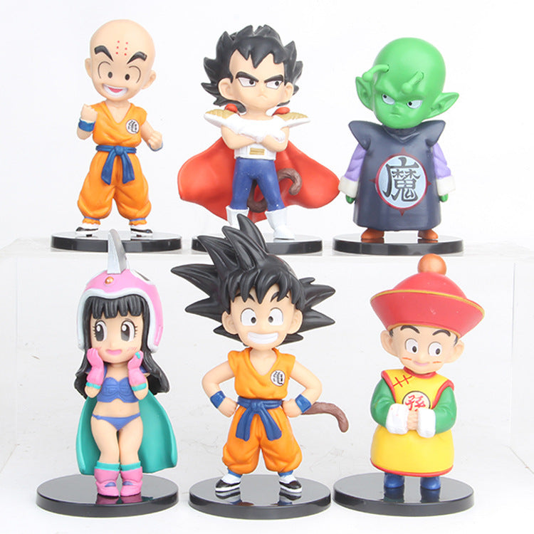 Spot Dragon Ball Figure Monkey King Vegeta Frieza Magic Model Doll Gacha Doll Machine Ornaments