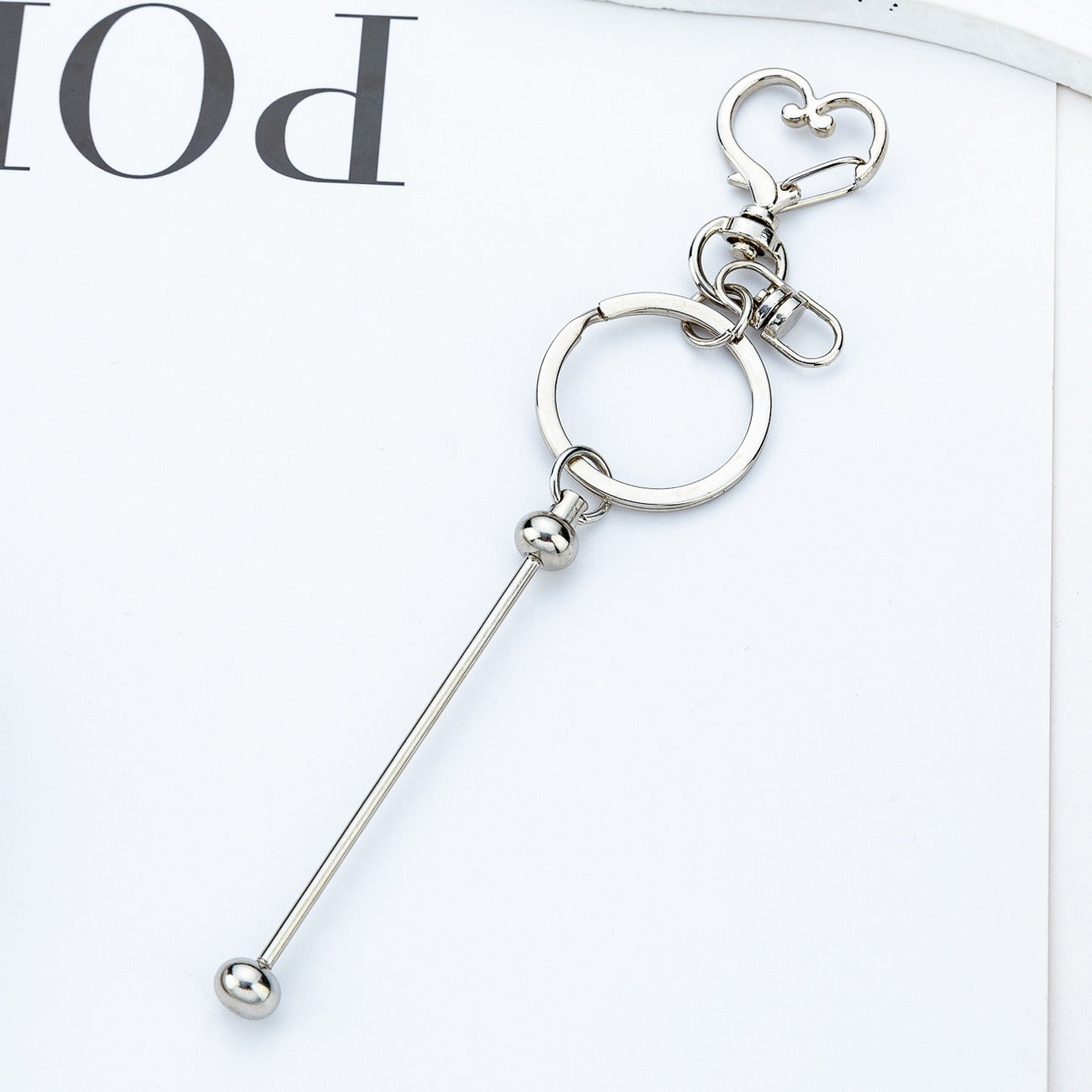 DIY beaded love keychain pendant event small gift key chain creative luggage pendant keychain