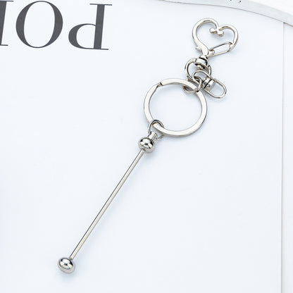 DIY beaded love keychain pendant event small gift key chain creative luggage pendant keychain