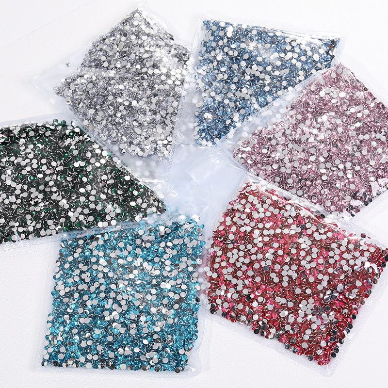 Resin Flat Bottom Rhinestones - Super Flash Nail Art Wedding Dress Mobile Phone Case Accessories