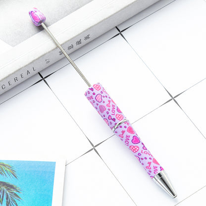 Valentine's Day Beadable Ballpoint Pen – DIY Love Gift Pen | Multiple Colors