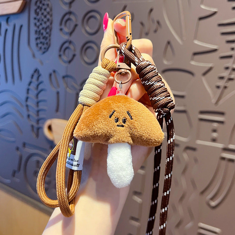 Creative MIU plush bread bracelet keychain pendant couple car key chain bag pendant small gift