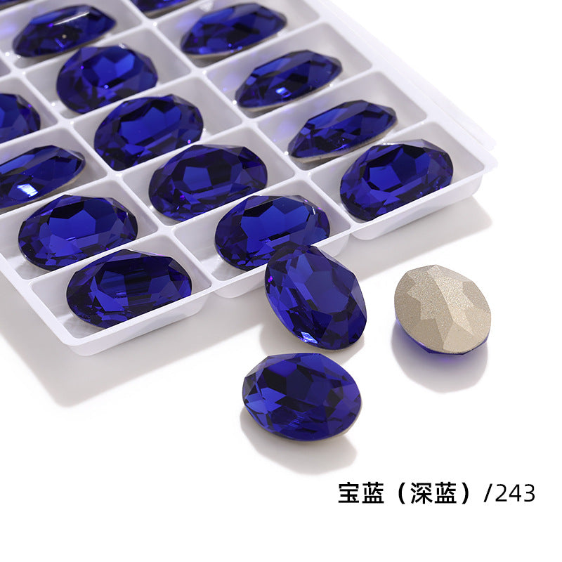Direct supply of oval, pointed-bottom, special-shaped diamonds, phone cases, diamonds, shoes, bags, clothing, accessories, pointed sole oval diamonds