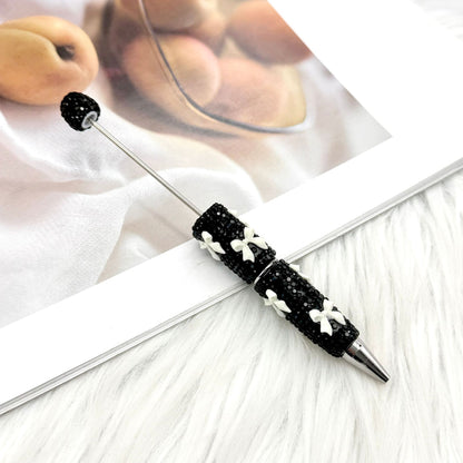 DIY creative bow full diamond  pen multi-color diamond gift pen Valentine's Day series gift pen in stock