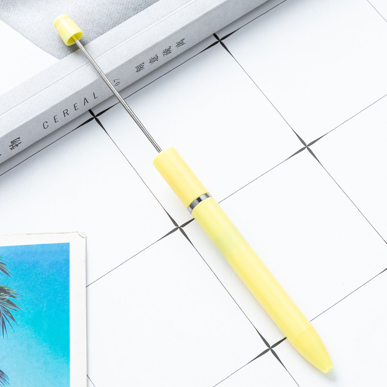 DIY Plastic Ballpoint Pen - Handmade Beaded Printable Personalized Pen Wholesale