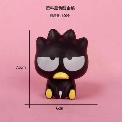 Plastic Big Head Kulomi Cinnamon Dog Pacha Dog Melody Strawberry Bear Cool Penguin Cake Decoration Ornament