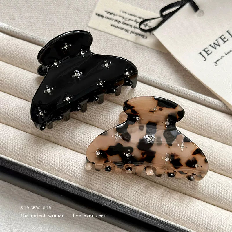 Korean Style Half-Up Small Claw Clip for Women, High-End 2026 New Shark Hair Clip at the Back of the Head, Small Volume Hair Clip, Ponytail Clip