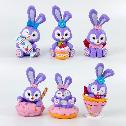 New hot-selling Star Dew series Lulu's tea party 6 birthday gift cake trendy ornaments wholesale