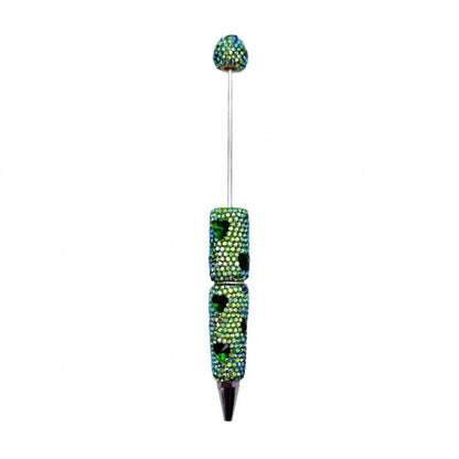 Creative colorful love full diamond ballpoint pen DIY beading electroplating handmade diamond set ballpoint pen cross-border hot sale spot