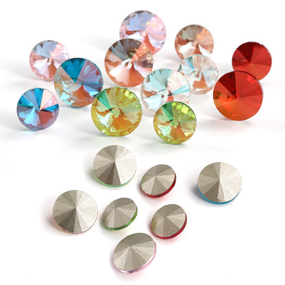 Xichuan New Light Color LA Series Satellite Pointed Bottom Glass Rhinestones, Clothing Accessories, DIY Jewelry Diamond Attachment Materials