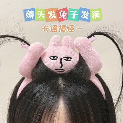 Ratatouille headband, Xiaohongshu, the same style of plush hair dolls, funny bundles, funny hair accessories