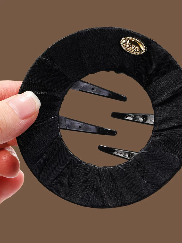 Flat hair clip, large pancake claw clip for women, new style for women, half-tie hair bun hair clip for the back of the head, yoga sports hair clip
