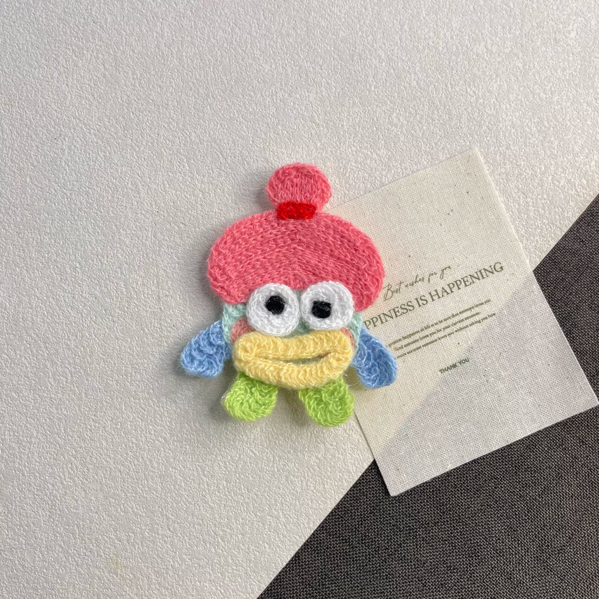 Bikini Castle cute cartoon bangs sticker, magic hair sticker, quirky big eyes, sausage mouth, knitted student girl messy hair sticker