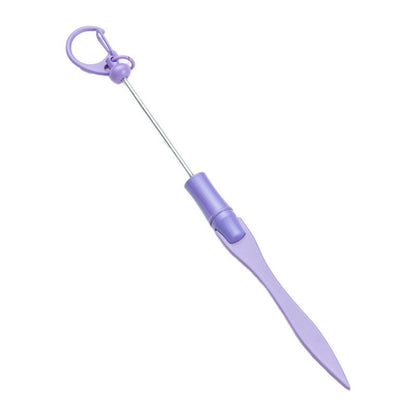 Creative new letter opening knife DIY beaded letter cutting paper multifunctional metal outdoor portable express paper cutting cutter