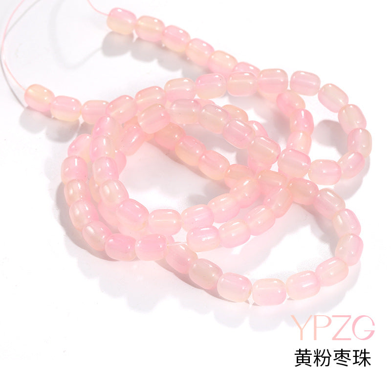 DIY Two-Color Date Bead - Handmade Loose Beads Bracelet Necklace Jewelry Accessories