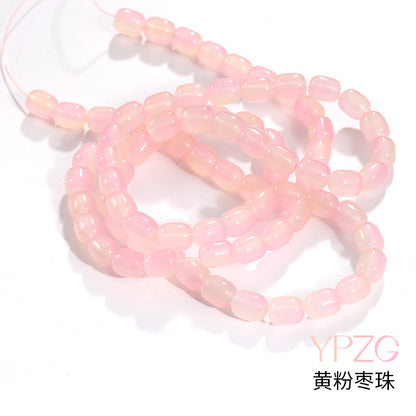 DIY Two-Color Date Bead - Handmade Loose Beads Bracelet Necklace Jewelry Accessories