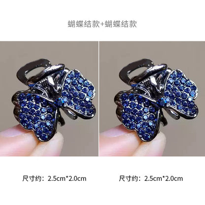 High-end flash diamond metal hair clip, small grab clip for women, bangs clip, side forehead hair clip, Korean headpiece clip, secure hair