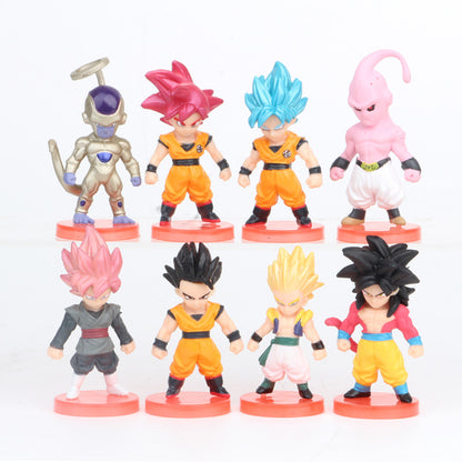 Spot Dragon Ball Figure Monkey King Vegeta Frieza Magic Model Doll Gacha Doll Machine Ornaments