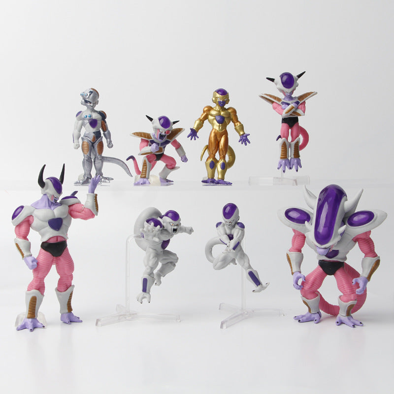 Dragon Ball 8 full-form Frieza figurines Biksharubou Ofrieza Broli figurines