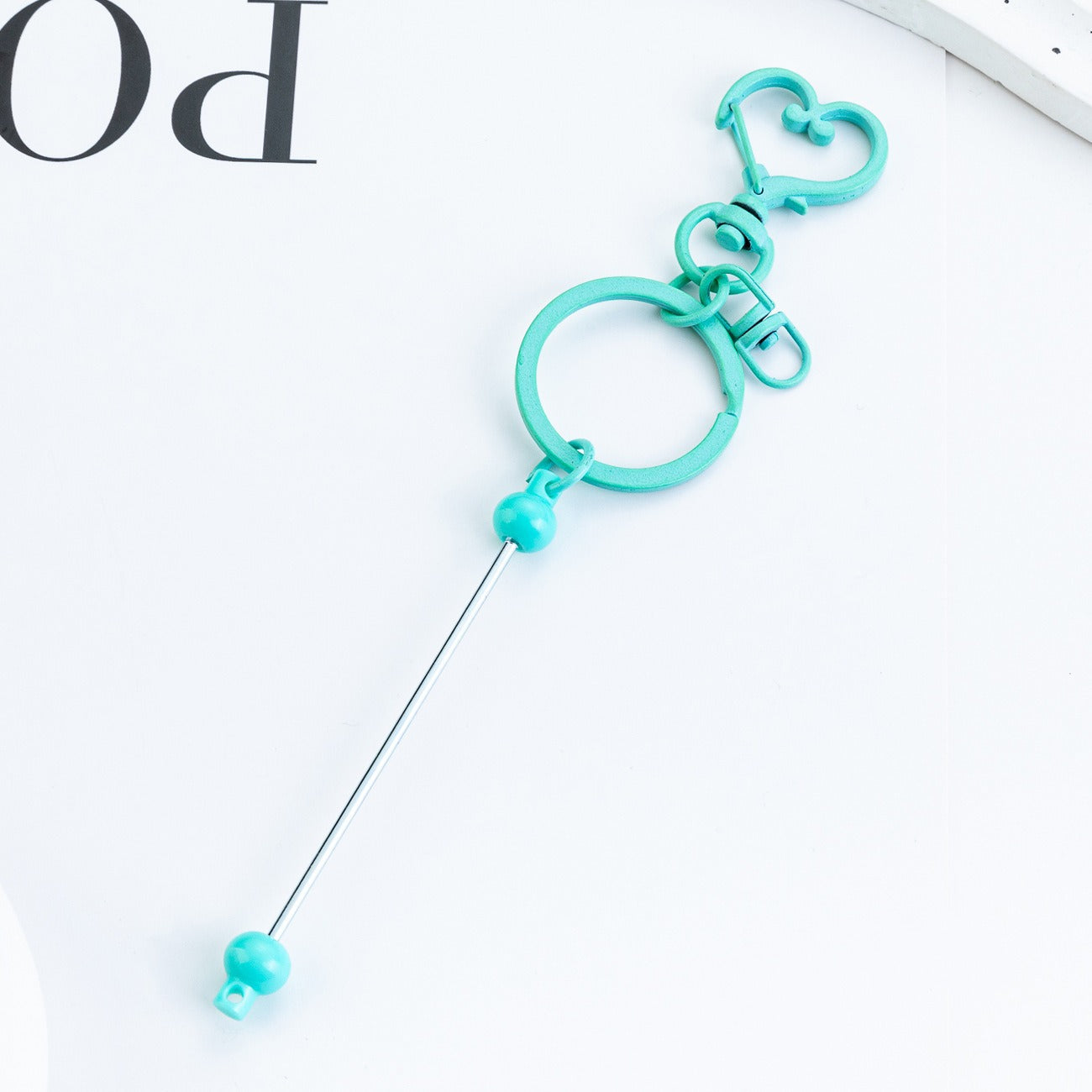 DIY beaded love keychain pendant event small gift key chain creative luggage pendant keychain