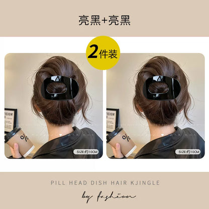 Driving and doing yoga without falling off, abalone scratch clips, hairpins, women's back of head clips, flat duckbill chucks, headdresses, shark clips