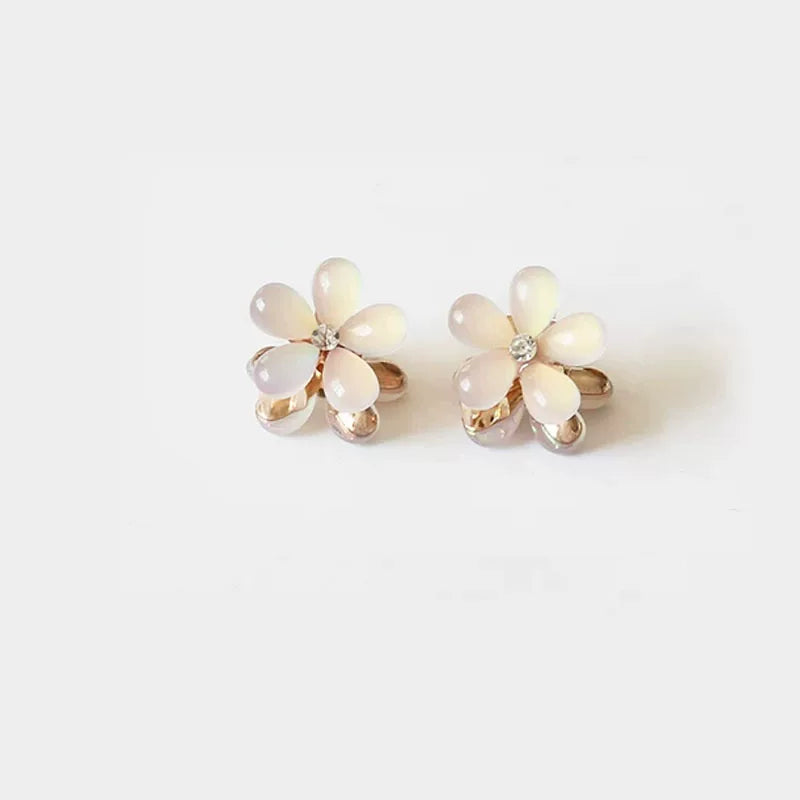 Small mini floral claw clip for women, high-end side, bangs hair clip for front front, delicate princess hair clip