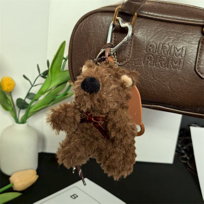 Cute West Highland Puppy Plush Doll Keychain Pendant Couple Bag Pendant Scratcher Doll Doll Wholesale