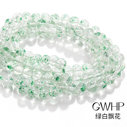 Cross-border DIY new glass pearl bead handmade bead bracelets, necklaces, accessories, and materials available wholesale in stock