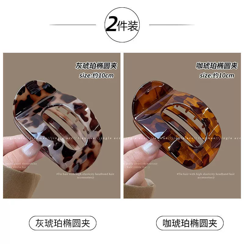 Driving and doing yoga without falling off, abalone scratch clips, hairpins, women's back of head clips, flat duckbill chucks, headdresses, shark clips