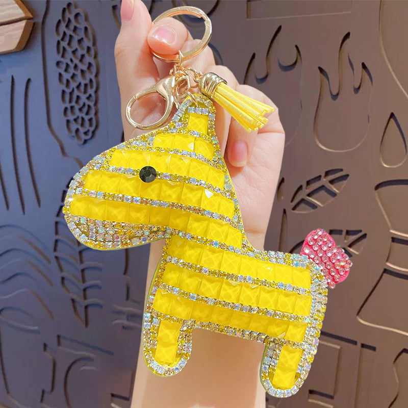 Horse Keychain - Love Pony Mobile Phone Pendant Car Key Chain Student Gift