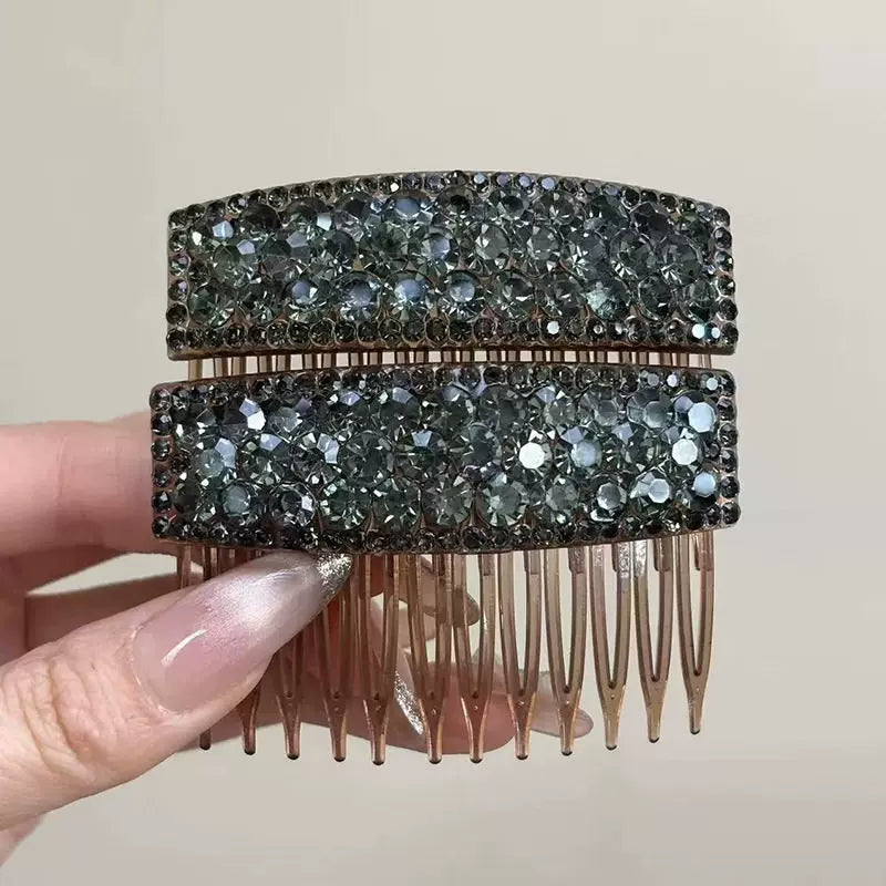 Elegant Diamond Inverted Comb for Women, High-End Rhinestone Hair Comb, Loose Hair Organizer, 2026 New Hair Accessory Hairpin