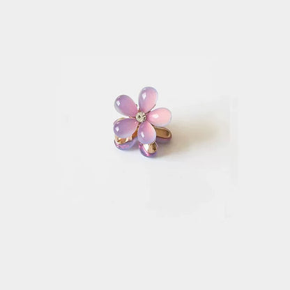 Small mini floral claw clip for women, high-end side, bangs hair clip for front front, delicate princess hair clip