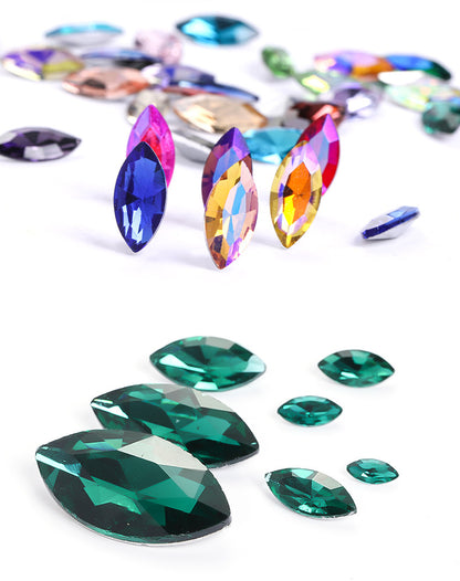 Navette Shape Diamond Rhinestones - Phone Case Perfume Bottle Clothing Crystal Jewelry DIY Accessories