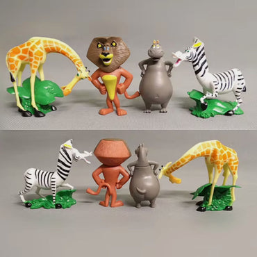 Bambi Madagascar plus Bambi 7 figures baking decoration dolls children's doll ornaments