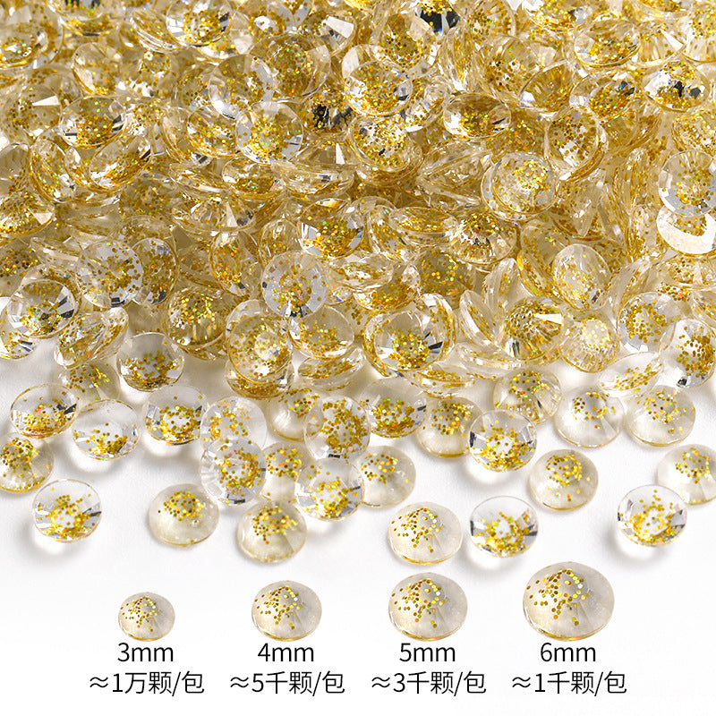 Resin Diamond New Galaxy Series Nail Art Diamond Small Packaging, Nail Patch Diamond DIY Clothing Bag Accessories