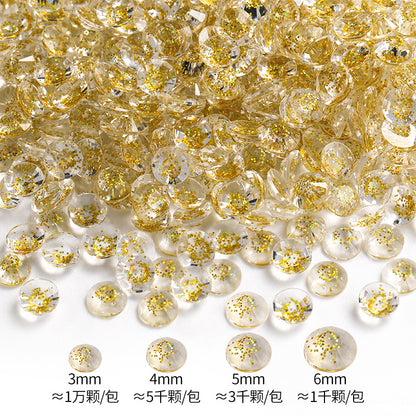Resin Diamond New Galaxy Series Nail Art Diamond Small Packaging, Nail Patch Diamond DIY Clothing Bag Accessories
