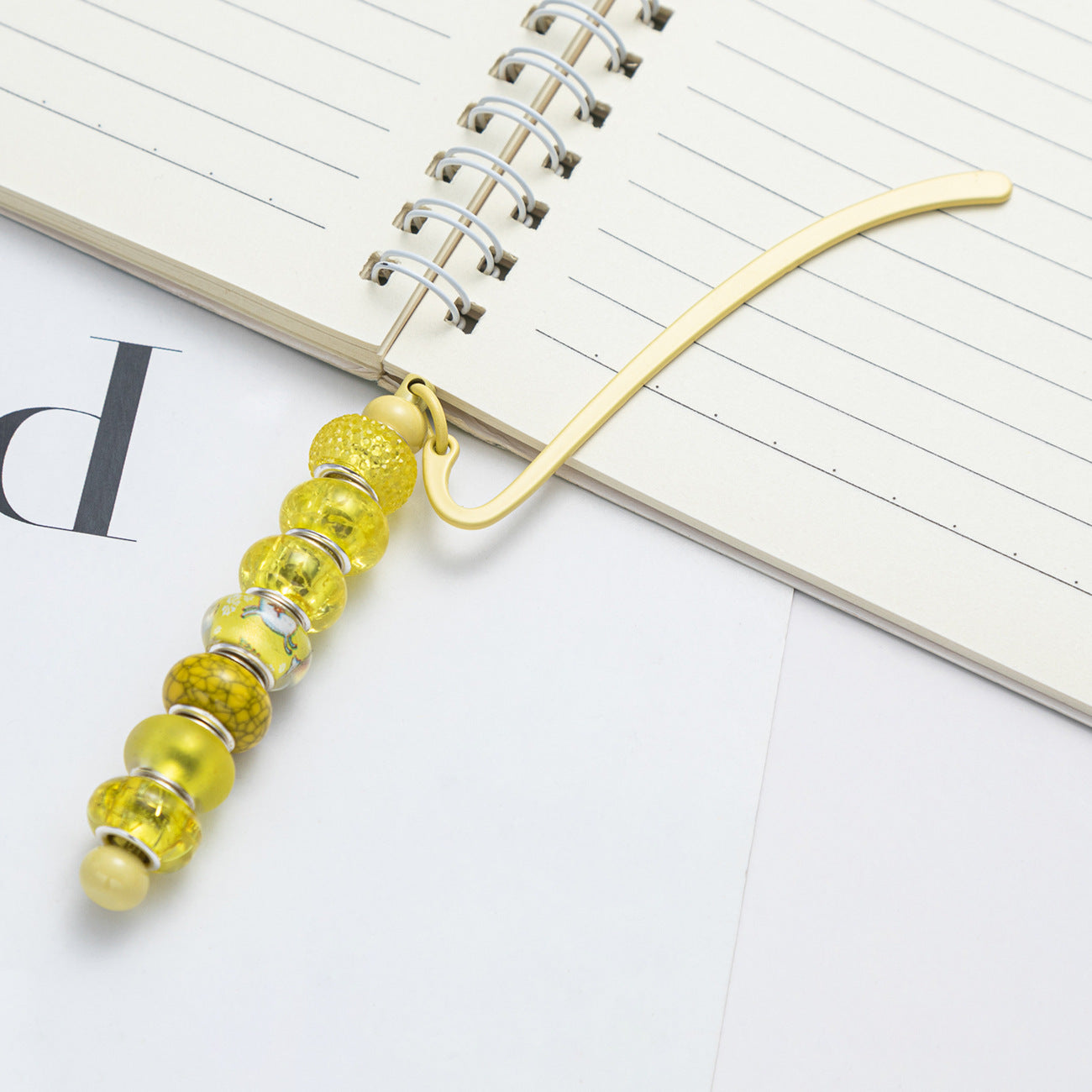 Metal Bookmark - Wholesale Student Graduation Anniversary Gift Creative DIY Beaded Bookmark
