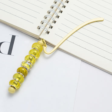 Metal Bookmark - Wholesale Student Graduation Anniversary Gift Creative DIY Beaded Bookmark