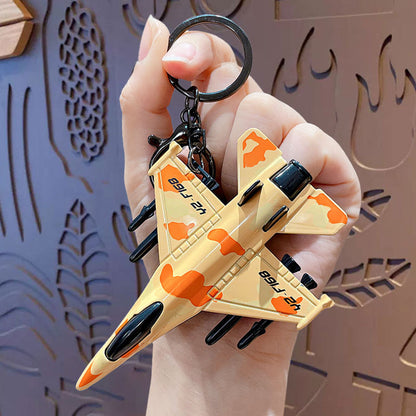 Creative Cool Motorcycle Keychain Pendant Mini Kids Pullback Toy Car School Bag Keychain Small Gift Wholesale