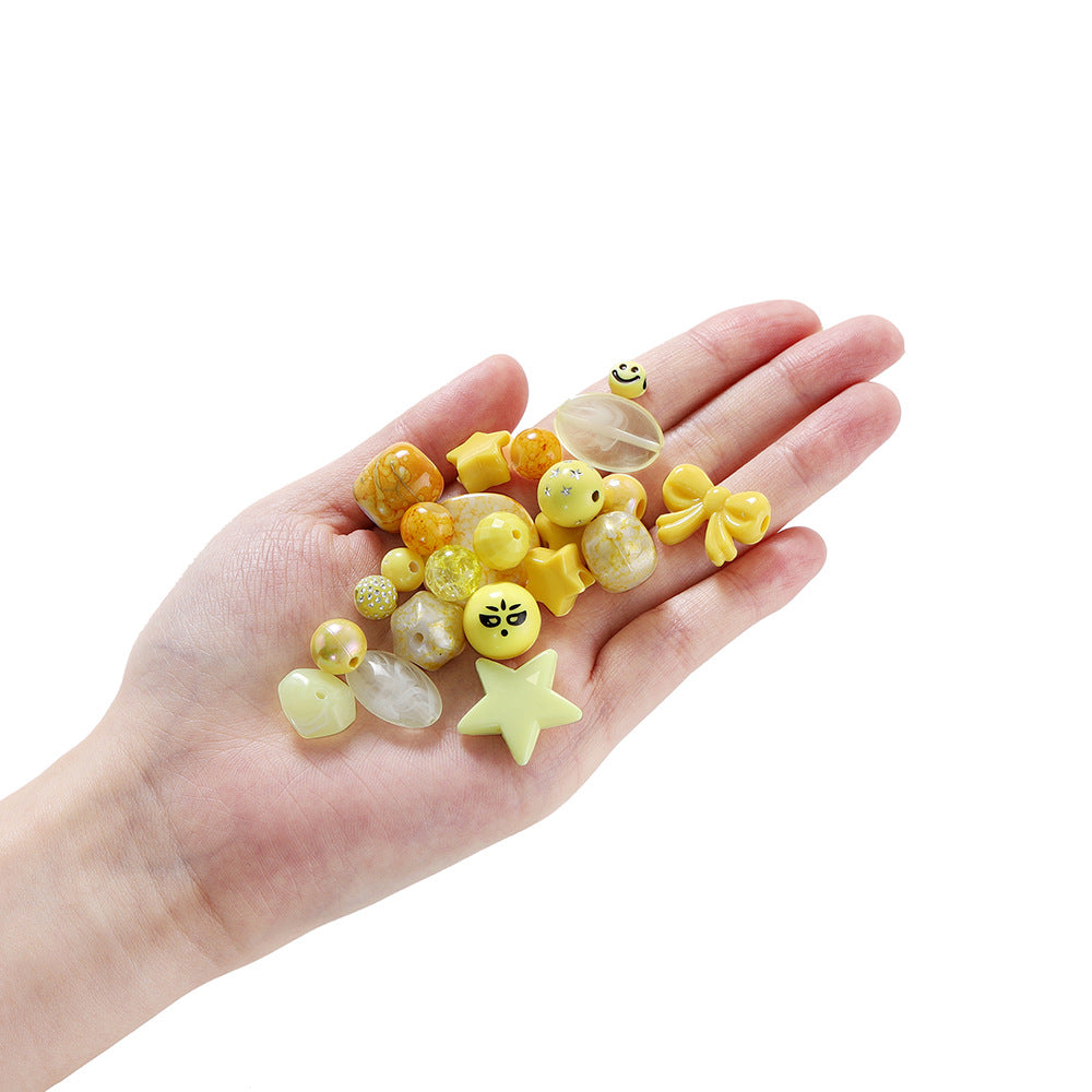 DIY Acrylic Mixed Beads 20g - Mobile Phone Chain Children's Jewelry Hair Accessories
