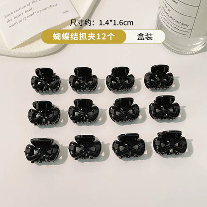 Forehead princess head small catch clip hairpin small broken hairpin headgear hairpin female net red side bangs clip clip