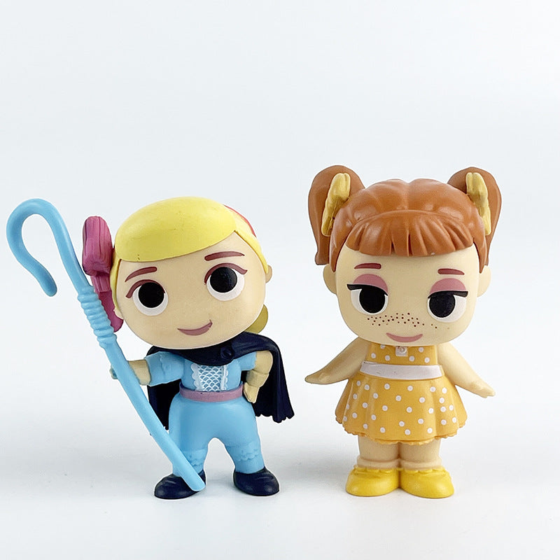 Toy Story figure Hubdy Bass Lightyear Three-Eyed Shepherd Girl anime figure cake decoration ornaments