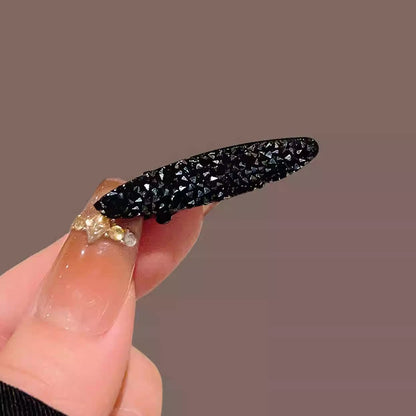 Delicate side clips, headwear, elegant new high-end mini mini rhinestone duckbill clips, broken hairpin and bang clips