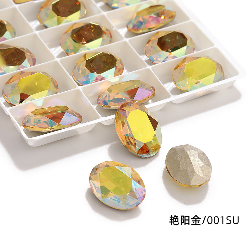 Direct supply of oval, pointed-bottom, special-shaped diamonds, phone cases, diamonds, shoes, bags, clothing, accessories, pointed sole oval diamonds