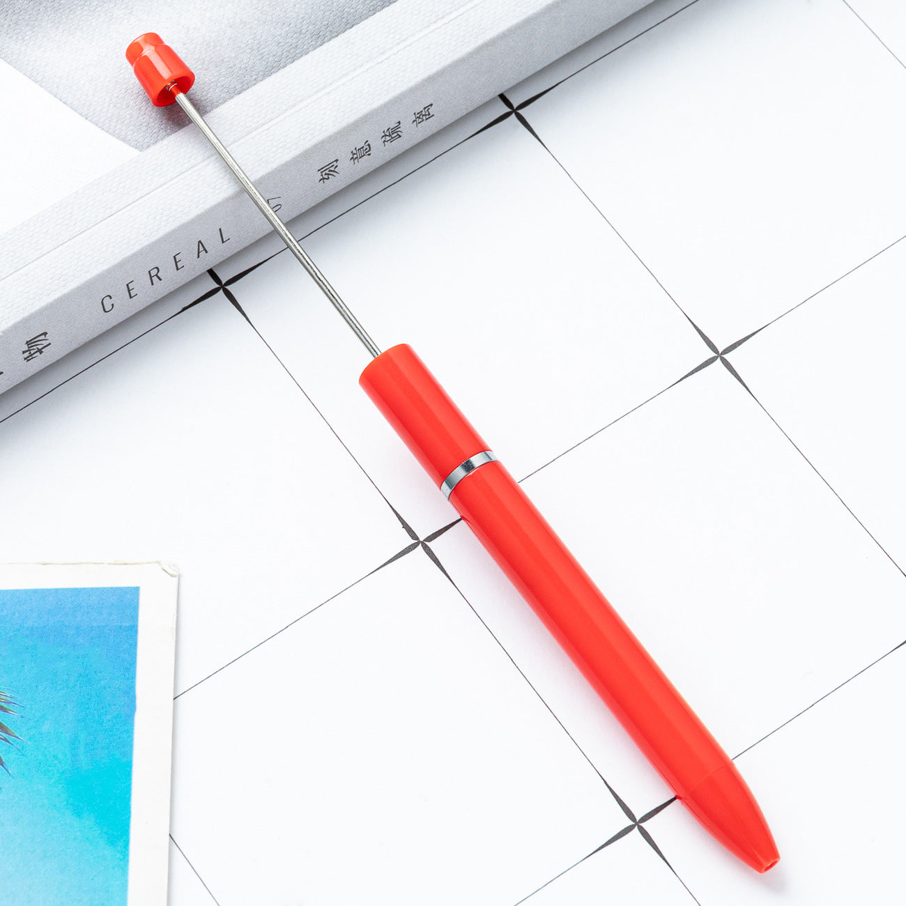 DIY Plastic Ballpoint Pen - Handmade Beaded Printable Personalized Pen Wholesale