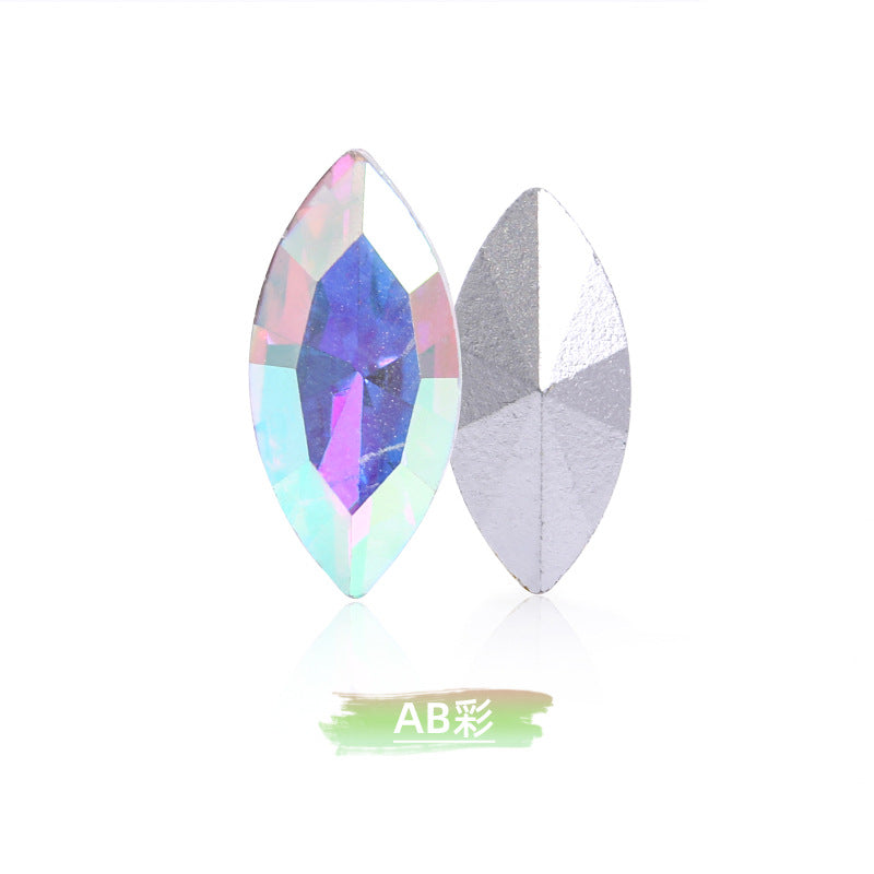 Navette Shape Diamond Rhinestones - Phone Case Perfume Bottle Clothing Crystal Jewelry DIY Accessories
