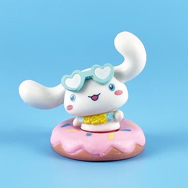 Ocean Swimming Circle Melody 6 Kulomi Twin Star Melody Cinnamon Dog Sanrio Doll Ornaments