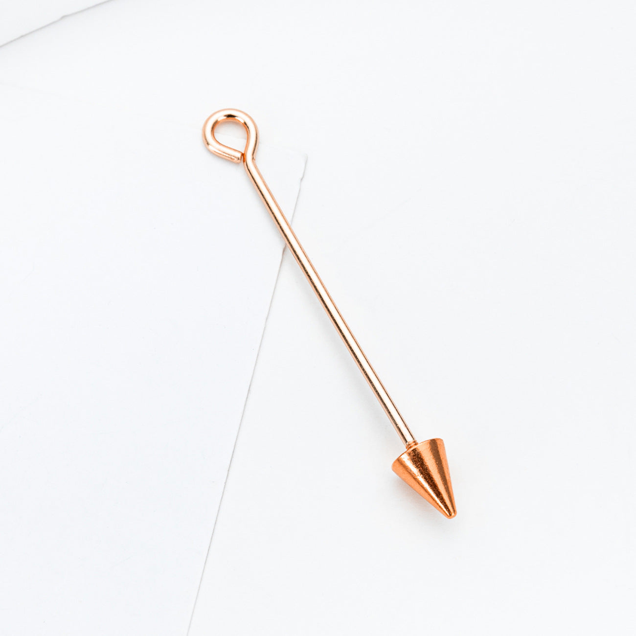 DIY beading poles can hang necklaces, pendants, earrings, jewelry, multicolor metal conical beading poles, spot wholesale