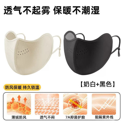 Warm mask, windproof and cold-resistant, 2026 new women's high aesthetic value autumn/winter warm mask, multi-purpose Northeast anti-freeze face
